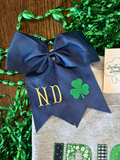 Navy Cheer Bow