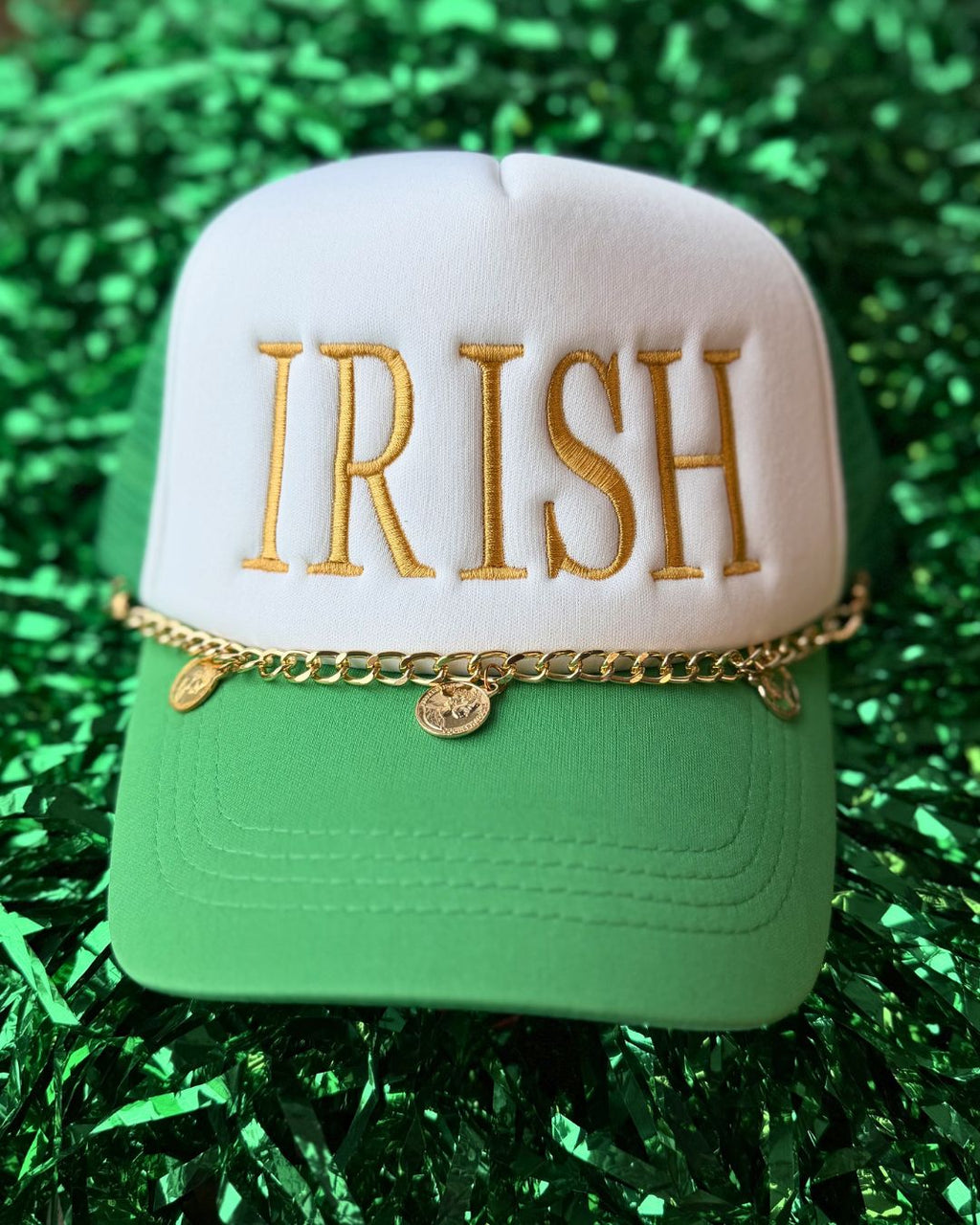 Green Irish Trucker Hat
