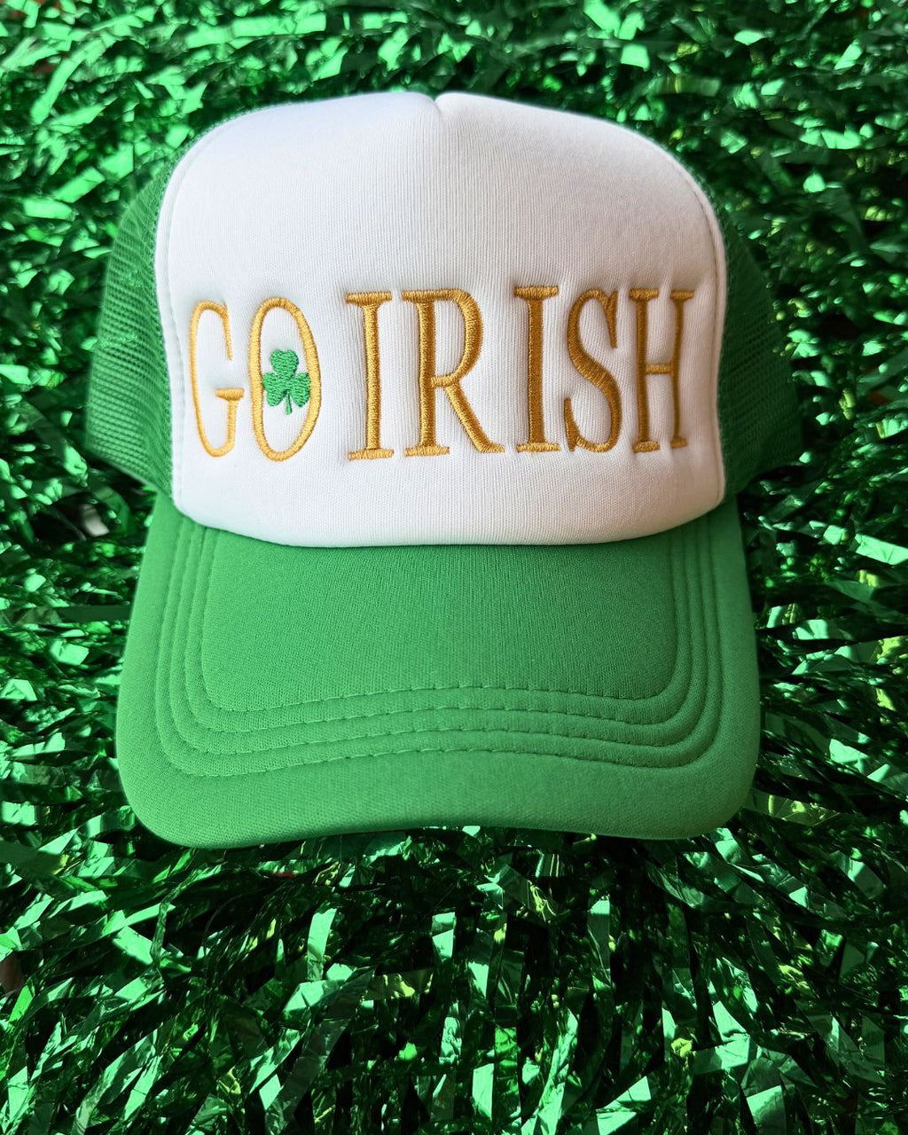 Green Irish Trucker Hat