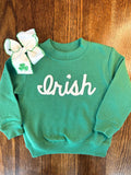Kids Hand Embroidered Felt Applique Sweatshirt