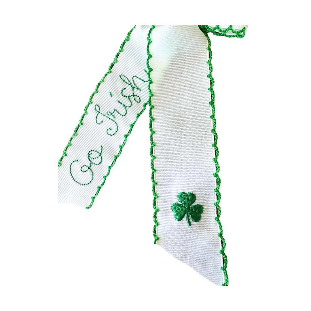 Go Irish Moonstitch Long Tail Bow