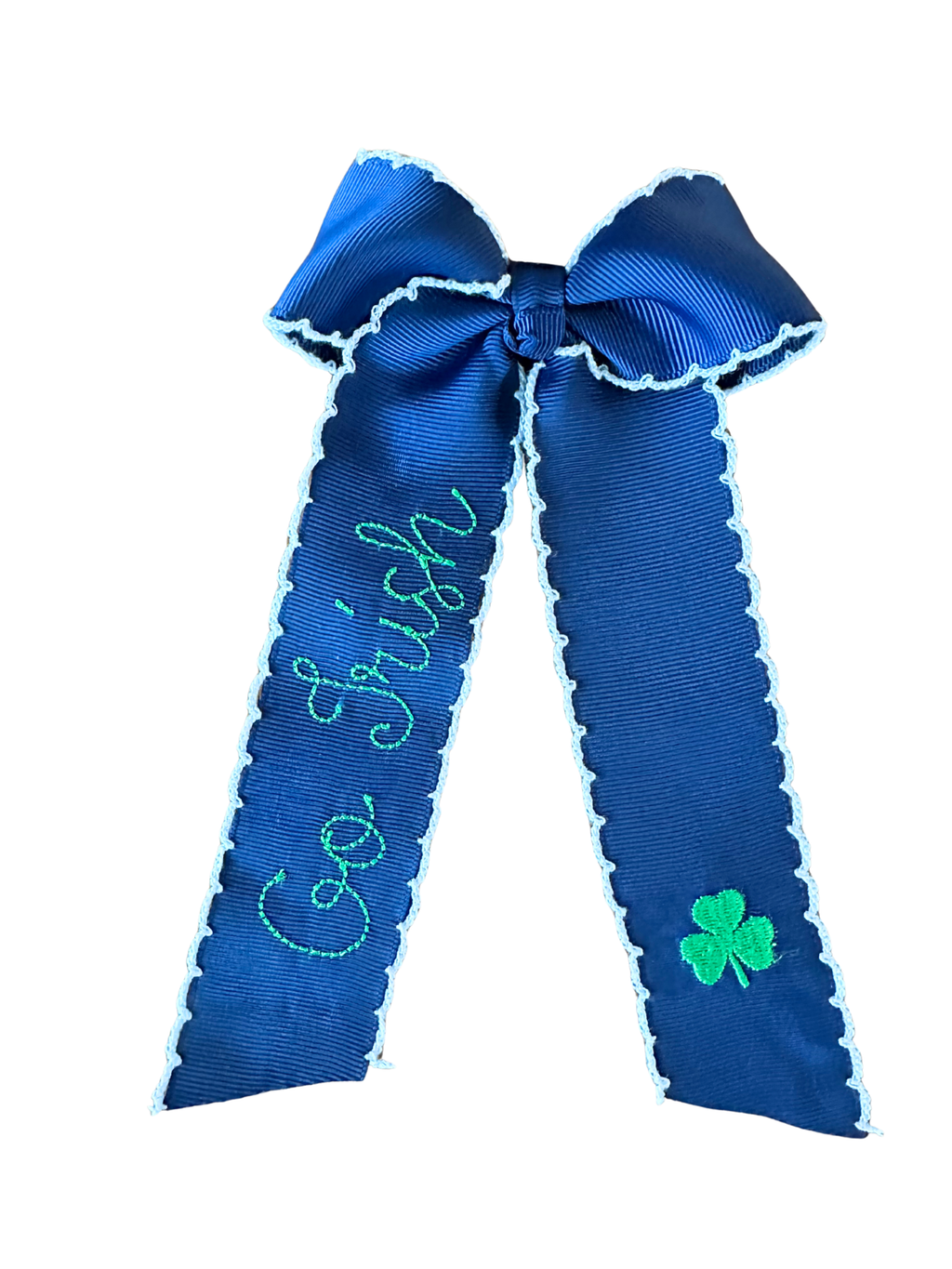 Go Irish Moonstitch Long Tail Bow