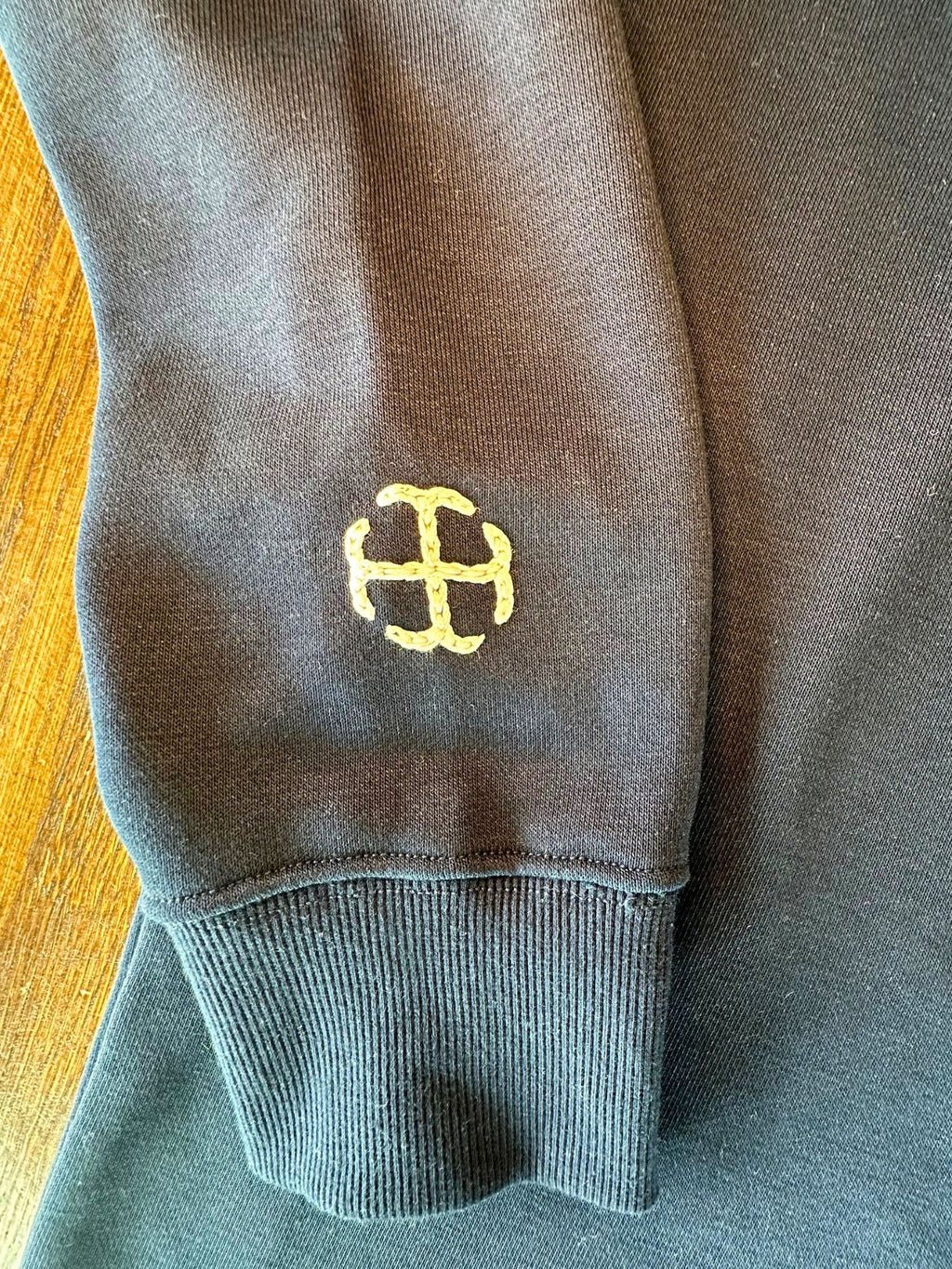 Belles Felt Applique Hand Embroidered Sweatshirt