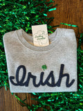 Adult Felt Applique Hand Embroidered Sweatshirt