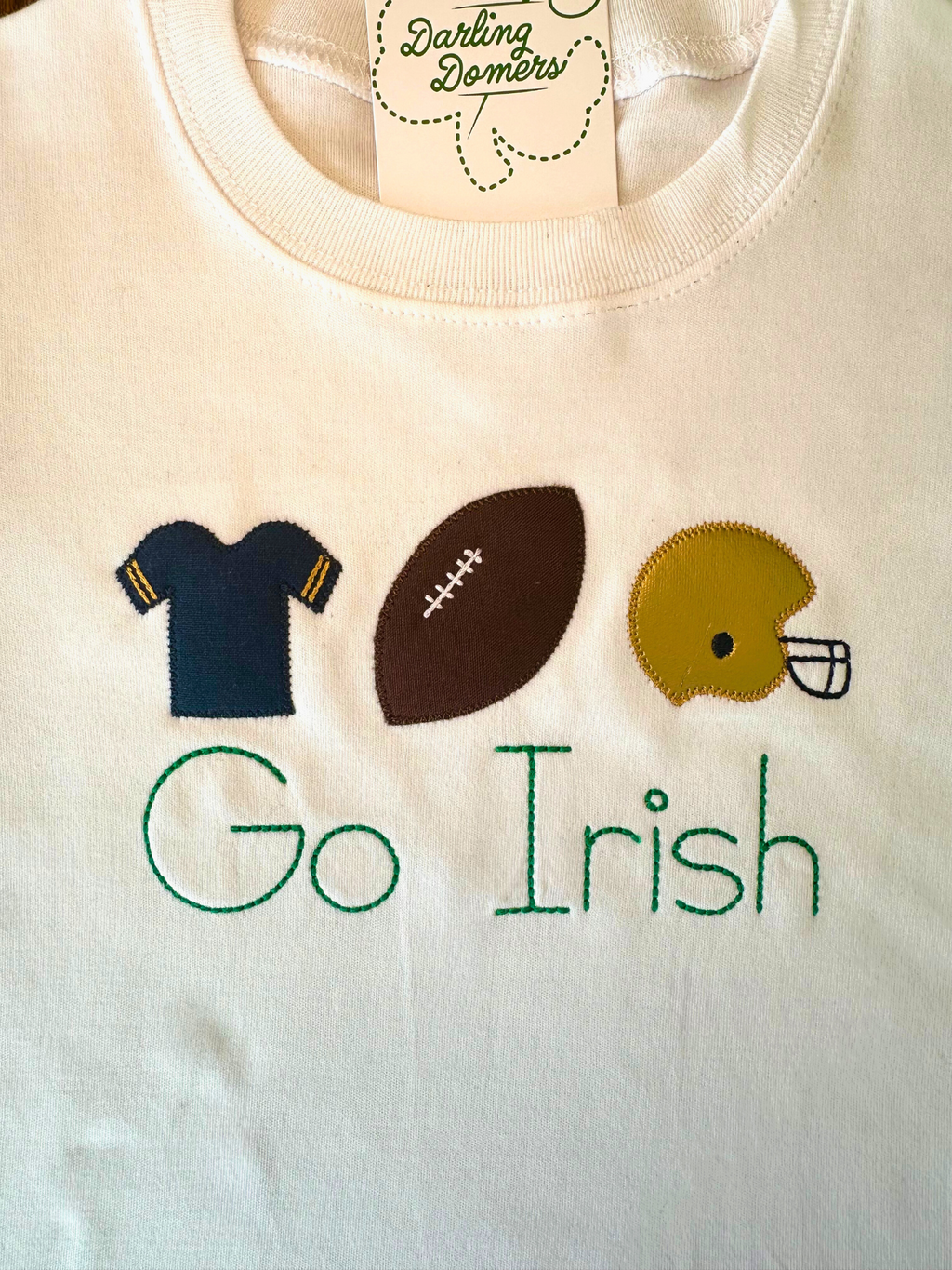 Football Trio Applique T-Shirt