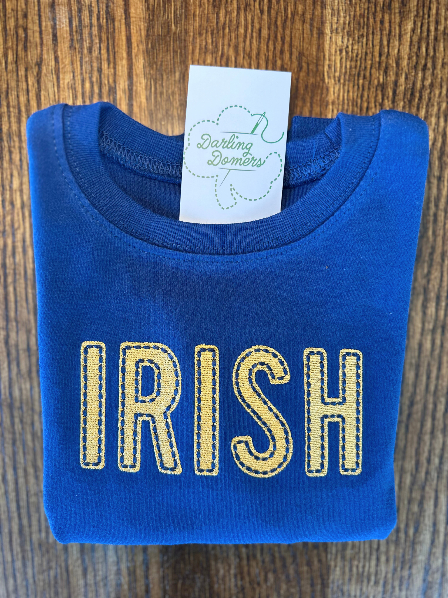 Kids Sweatshirt with Machine Embroidery
