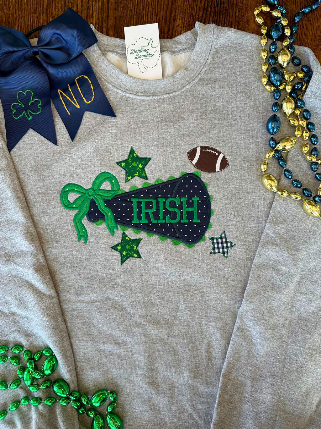 Ric Rac Penant Applique Sweatshirt