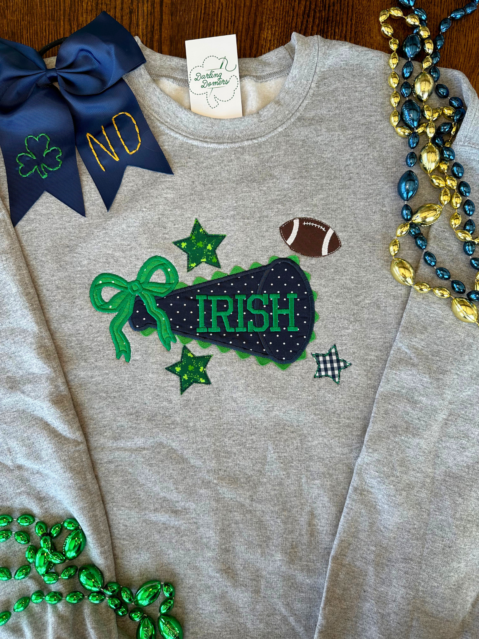 Ric Rac Penant Applique Sweatshirt