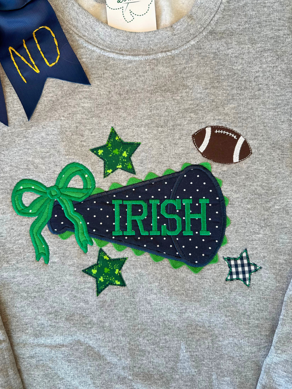 Ric Rac Penant Applique Sweatshirt
