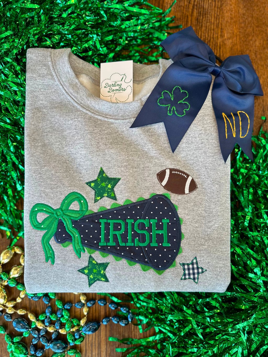 Ric Rac Penant Applique Sweatshirt