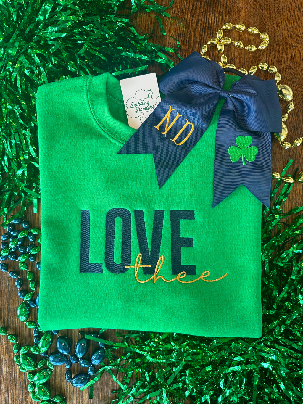 Love Thee Machine Embroidered Sweatshirt