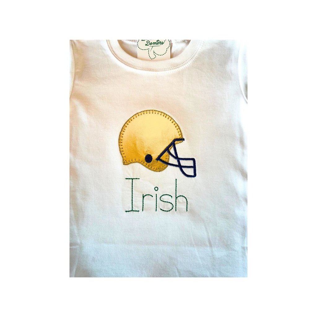Gold Helmet Applique Tshirt