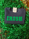 Varsity Irish Felt Applique Sweatshirt