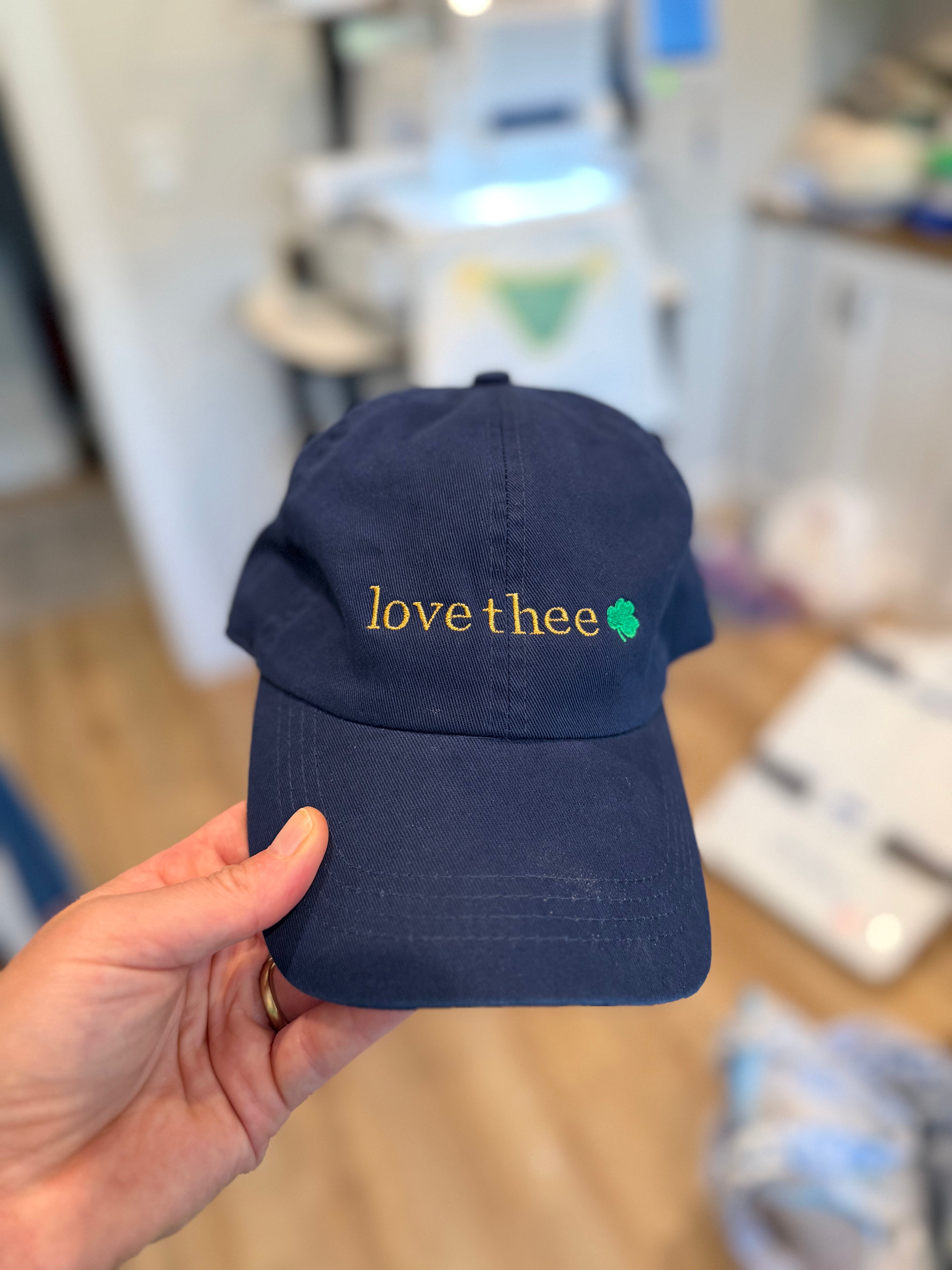Navy Love Thee Hat